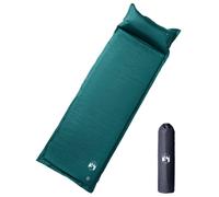 (green, 190 x 64 x 3 cm) vidaXL Self Inflating Camping Mattress & Pillow 1-Person Sleeping Mat Grey