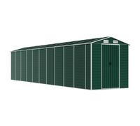 (green, 191 x 895 x 198 cm) vidaXL Garden Shed Outdoor Storage Shed Patio Yard Tool Shed Galvanised Steel