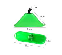 (green) 1PCS Power Sprayer Windproof Cover Horn Shape Electric Fan-type Spray Nozzle Wind Shield Agricultural Garden Irrigation