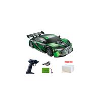 (green-2) 2.4G High Speed Remote Control Racing Vehicle Drift Car with Dazzling Lights RC Sport Cars Supercar