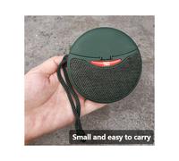 (Green) 2 in 1 bluetooth Speaker + Headset Wireless 3D Stereo Subwoofer Music Sports In-Ear Earphone Speaker Support TF Card FM Radio