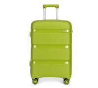 (green, 20 inch) 20/24/28 Inch PP Hard Shell Suitcase With TSA Lock