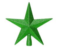 Green 20cm Tree Top Star Premier Shatterproof Christmas Tree Decoration 200mm Tree Topper 9590