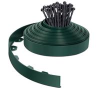VOUNOT 20m Flexible Lawn Garden Edging Border, Height 5cm - Green, Green