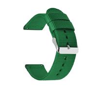 (green, 20mm) Nylon Canvas Watch Strap For Men Quick Release Straps 18-24 Mm