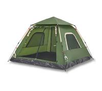(Green, 235 x 235 x 155 cm) vidaXL Camping Tent Dome 5-Person Lightweight Tent Dome Tent Quick Release