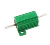 Green 25 Watt 20 Ohm 5% Aluminum Housed Wire Wound Resistor (Verde 25 Watt 20 Ohm 5% Aluminio Resistencia de la herida del alambre alojado