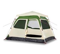 (Green, 255 x 222 x 165 cm) vidaXL Family Tent Dome 8-Person Lightweight Tent Camping Tent Quick Release