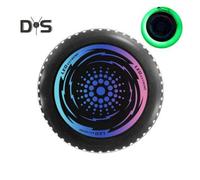 (green, 27cm) Kids Soft Flying Disc Toy Light-up Throwing Disc Game Outdoor Garden Lawn Led Flying Saucer Parent-child Family Game Boys Girls Gift