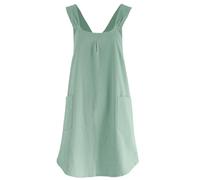 Green 27x72 Cm Crossed Apron Soft Kitchen Apron For Painting Cooking Breathable Kitchen Aprons With Pockets Japanese Style Aprons Halter CrossBack Bandage For Crafting, Baking, Outdoor Gardening