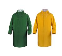 (Green, 2XL) Delta Plus MA305 Rain Mac | Waterproof Raincoat