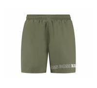 (Green, 2XL) Hugo Boss Dolphin 50469300 Logo Swim Shorts