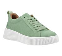 (Green, 3 (Adults')) Hush Puppies Harlow Suede Suede Women's Green Trainers