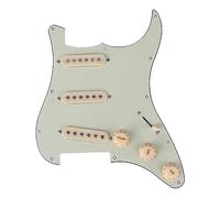 Green 3-ply PVC Electric Guitar Prewired Loaded SSS Pickguard
