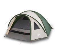 (green, 300 x 250 x 132 cm) vidaXL Camping Tent 4 Persons Outdoor Hiking Portable Dome Tent 185T Taffeta