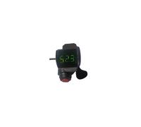 (Green) 36V/48V/60V/72V Thumb Throttle With LCD Digital Battery Voltage Display For Ebike Scooter