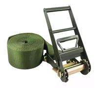 Green 4 Inch Wide Simple Endless Ratchet Straps, 3.3-98 Ft Long Heavy Duty Tie Down Straps for Motorcycles Trailer Truck Kayak Boat RV ATV Cargo Roof Rack(L 30m/98.4')