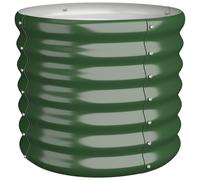 (green, 40 x 40 x 36 cm) vidaXL Garden Planter Powder-coated Steel Raised Bed Multi Colours Multi Sizes