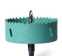 (Green 48mm1.89 inch) 15-200mm Hss Bi-metal Hole Saw With Corn Hole Drilling Cutter 18mm Hole Cutter For Stainless Steel Metal Wood Plastic Drywall Fiberboard 070 Inch 1pcs