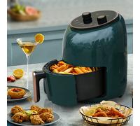 (Green) 5.5L Knob Air Fryer