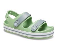 (Green, 5 (Adults')) Crocs Crocband Play Thermoplastic Fair Green/Dusty Green Sandals