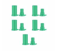 Green 5 Pairs Solar Connector Cap, Solar Connector Waterproof Plug Waterproof Stopper Silicone Dustproof Caps for Photovoltaic Systems