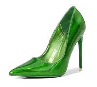 Green,5 UK,Womens High Heels Pumps Closed Pointed Toe Stiletto 4.7inch Heels Classic Office Special Dressy Wedding Pump Shoes