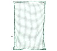 vidaXL Trailer Net with Elastic Rope - 5x3.5 m UV-Resistant Green PP Cargo Mesh for Safe Transport - Versatile Fit for Trailers, Trucks, SUVs, Roof Racks - 45x45 mm Mesh Opening, 3 mm Cord Thickness