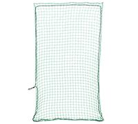 vidaXL Green Trailer Net with Elastic Rope - 5x3 m Cargo Mesh - Weather/UV Resistant Polypropylene - Secures Trailers/Trucks/SUVs