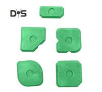 (green) 5Pcs/Set Silicone Caulking Tools Kit Kitchen Bathroom Floor Window Sealant Finishing Tool Grout Scraper Reusable Sealant Caulk Smoothing Tools