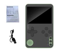 Green 6.4x10.1x6.5cm ABS Portable Game Console HD Classic Portable Game Machine USB Charging Video Game Console for Car, Home, Travel