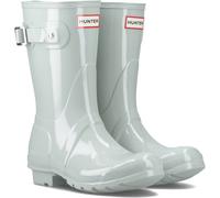 (Green, 6 (Adults')) Hunter Original Short Rubber Women's Sea Foam Wellington Boots