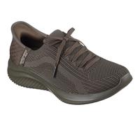 (Green, 6 (Adults')) Skechers Ultra Flex 3.0 Pure Color Textile Women's Olive Trainers