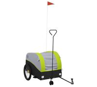 (green, 63 x 126 x 63 cm) vidaXL Bike Trailer Bicycle Cargo Trailer Bike Cart Black and Red 45 kg Iron