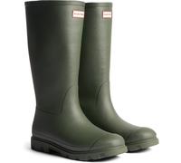 (Green, 8 (Adults')) Hunter Downpour Tall Insulated Boot Rubber Men's Dark Olive Wellington Boots
