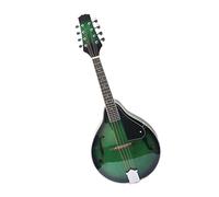 Green 8 Strings Basswood Acoustic Mandolin Adjustable Bridge Mandolin Musical Instruments Mandolin for Student