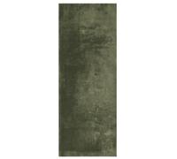 Rug Forest Green 100% Polyester Short Pile Soft Fluffy Area Runner Cozy 80x200cm
