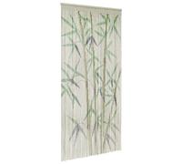 vidaXL Insect Door Curtain Bamboo Print 90x220 cm Bamboo, fly curtain, door fly screen, beaded fly curtain, fly screen, bamboo curtain