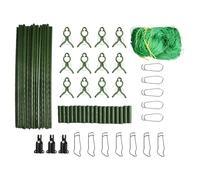 Green A-Frame Garden Trellis 48x48 Inch, Foldable Plant Support for Raised Bed, Sturdy Steel Climbing Frame for Cucumbers Tomatoes Beans, Easy Assemble