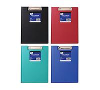 Green A4 Vinyl PVC Clipboard Folder with Folding Cover