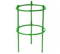 Green ABS Tomato Cage for Pots, Adjustable Plant Trellis Ring Support for Climbing Vines, Small Vegetable Garden Stakes for Container Gardening, Flower Holder(1pcs)
