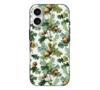 Green Acorn Cute Phone Case Compatible with iPhone 17/17 Pro/17 Pro Max/17 Air Unisex Thin Fit Cellphone Protective Cover