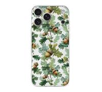 Green Acorn Cute Phone Case Compatible with iPhone 17/17 Pro/17 Pro Max/17 Air Unisex Thin Fit Cellphone Protective Cover