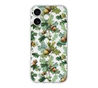 Green Acorn Cute Phone Case Compatible with iPhone 17/17 Pro/17 Pro Max/17 Air Unisex Thin Fit Cellphone Protective Cover