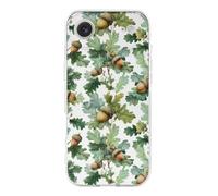 Green Acorn Cute Phone Case Compatible with iPhone 17/17 Pro/17 Pro Max/17 Air Unisex Thin Fit Cellphone Protective Cover