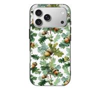 Green Acorn Cute Phone Case Compatible with iPhone 17/17 Pro/17 Pro Max/17 Air Unisex Thin Fit Cellphone Protective Cover