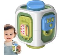 (Green) Activity Cube for Baby | Motor Skills Toys,Learning Development Interactive Fine Motor Educational Sensory Busy Cube for Boys Girl Toddler