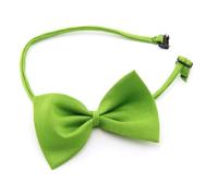 Green Adjustable Pet Bow Tie Collar for Dogs and Puppies | Polyester Cotton Blend, Decorative Neckwear Handsome Style, for Baby Pets and Adults for Daily Outings