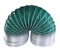 Green Air Conditioner Vent Ducting, Heat Resistant Flexible Ductwork, Length 3 ft, for Utility Blower and Exhaust Fan(750mm)