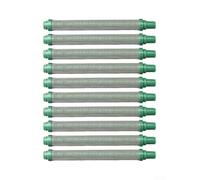 Green Airless Paint Filter 10Pcs Reduce Clogging | 30 mesh filtration, reduces tip plugging, fits for wagner tools, for durable steel construction, green color coded